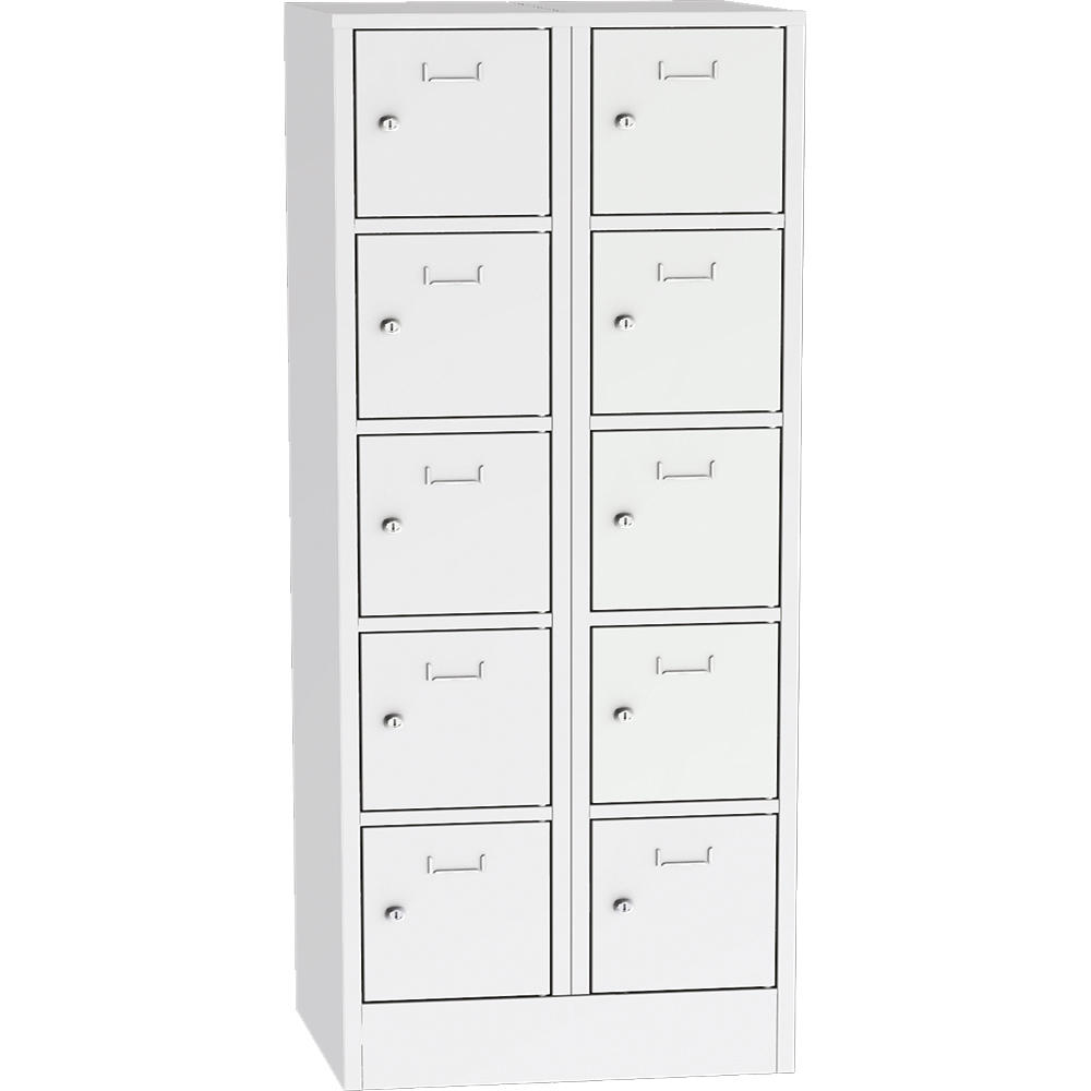 Metalen locker SYSTEM SP1 COLOR | lichtgrijs RAL 7035 | 400 | cilinderslot