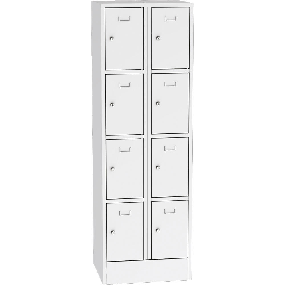 Metalen locker SYSTEM SP1 COLOR | lichtgrijs RAL 7035 | 300 | cilinderslot