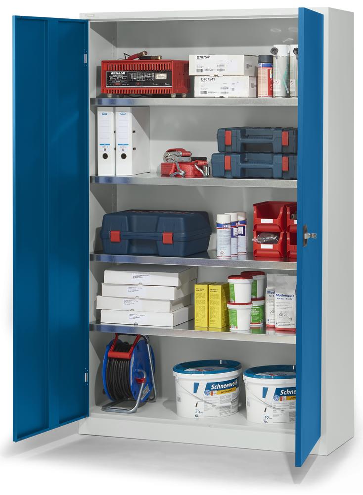 Topaanbieding materiaalkast B 1.200 mm | gentiaanblauw RAL 5010 | 1200