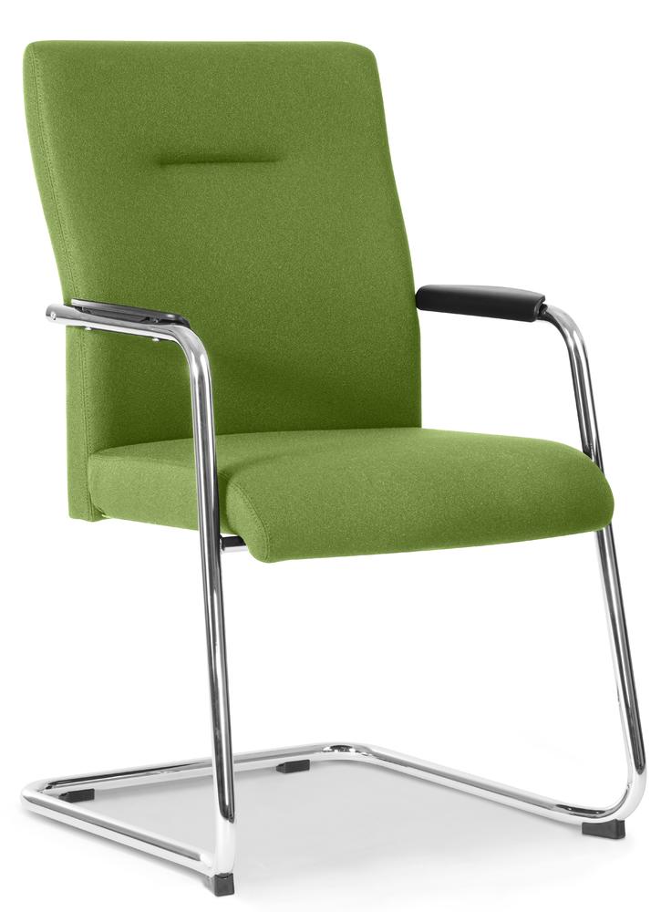 XXL-bezoekersstoel DV BIG PLUS FS 200 met armleggers | groen