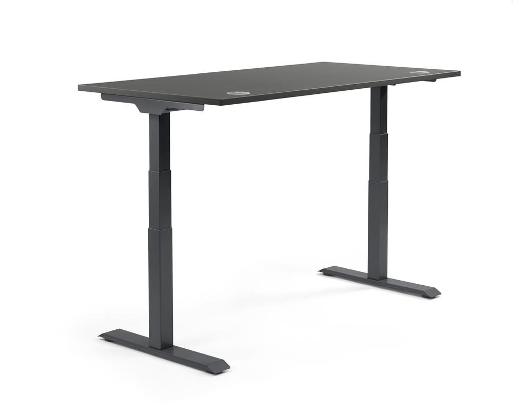 Verstelbare bureau FLEX MODUL | antraciet | 1200 | zwart