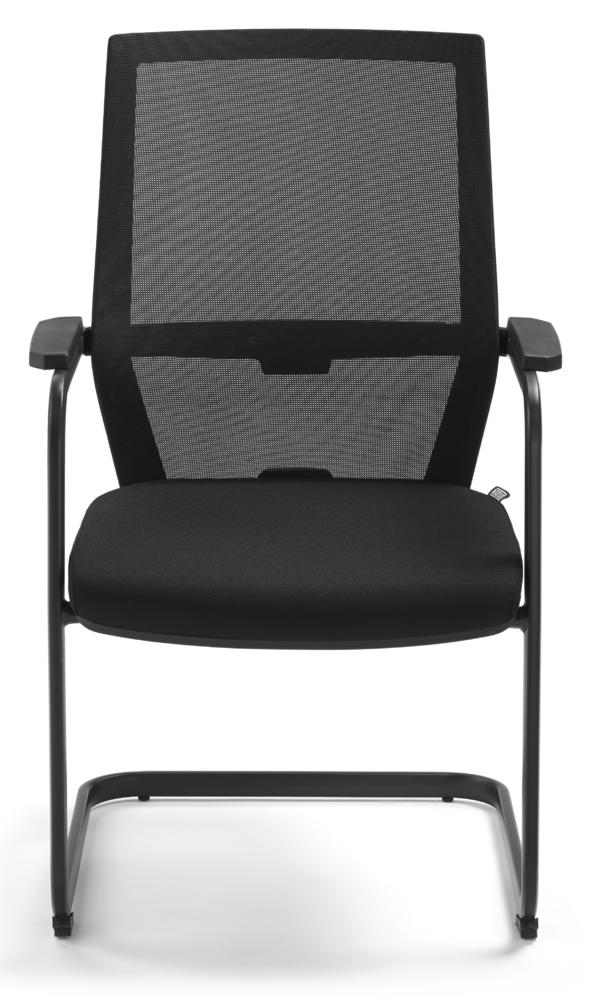 Bezoekersstoel DV 210 FS NET | zwart