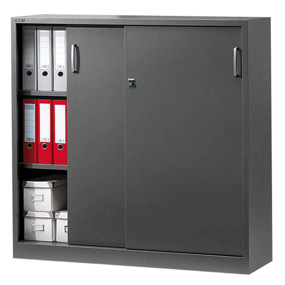 Schuifdeurkast BASE L | antraciet