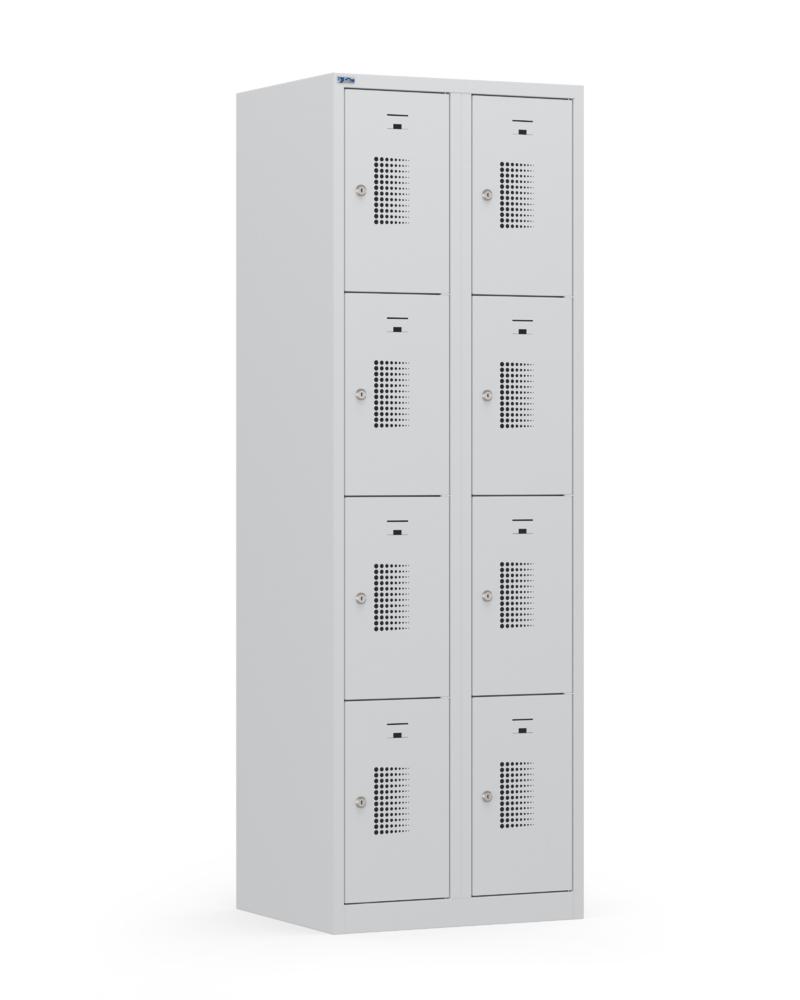 Lockers systeem SP1 Basic | lichtgrijs RAL 7035 | 300 | cilinderslot