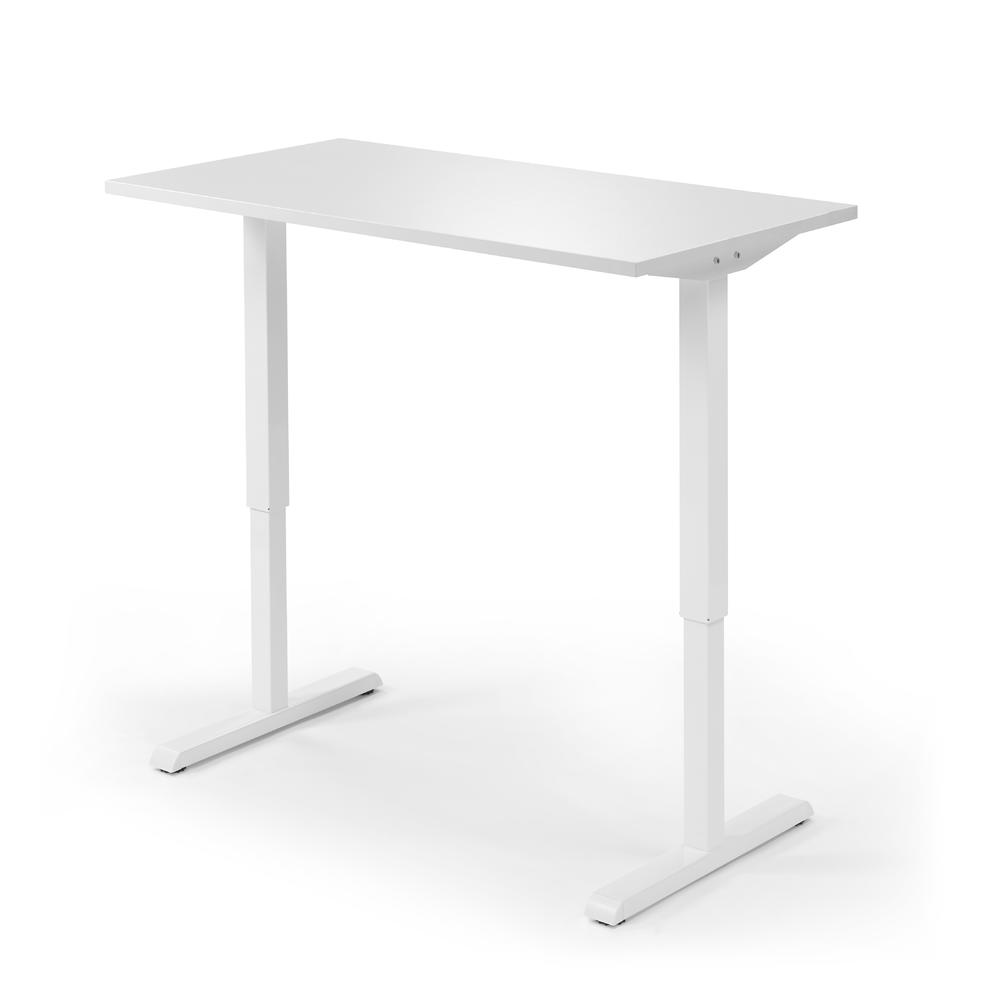 Verstelbare bureau, diepte 650 mm | wit | 1200 | wit