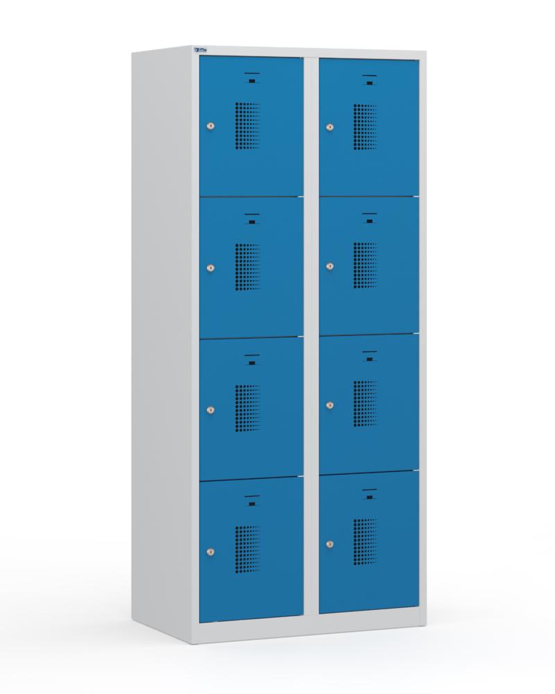 Lockers systeem SP1 Basic | lichtblauw RAL 5012 | 400 | cilinderslot