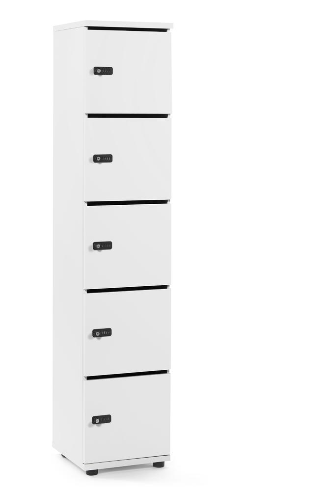 Lockers OFFICE-LINE met 5 vakken boven elkaar