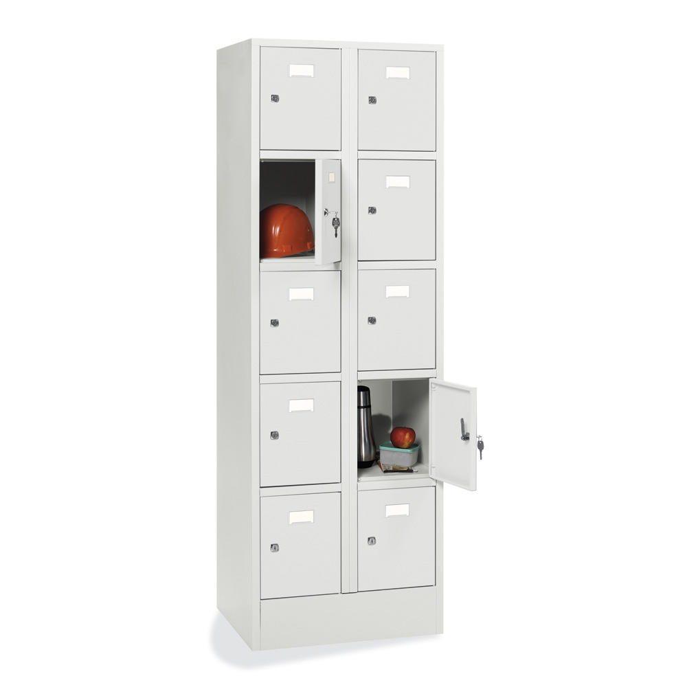 Metalen locker SYSTEM SP1 COLOR | lichtgrijs RAL 7035 | 300 | cilinderslot