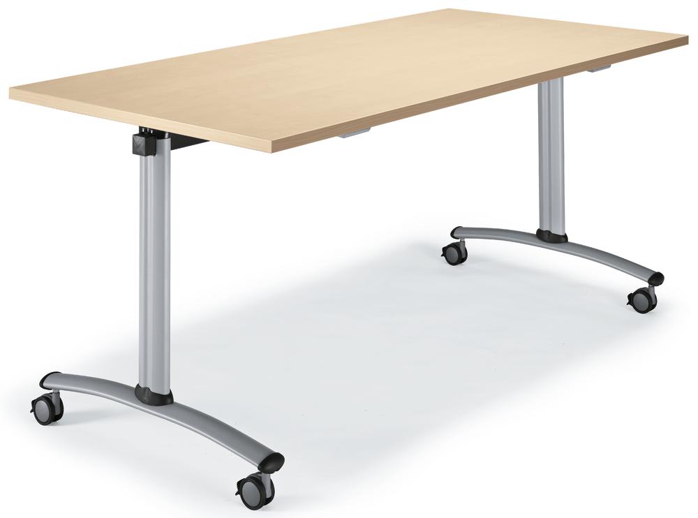 Klaptafel MODUL met wielen | esdoorndecor | 1200 | lichtgrijs