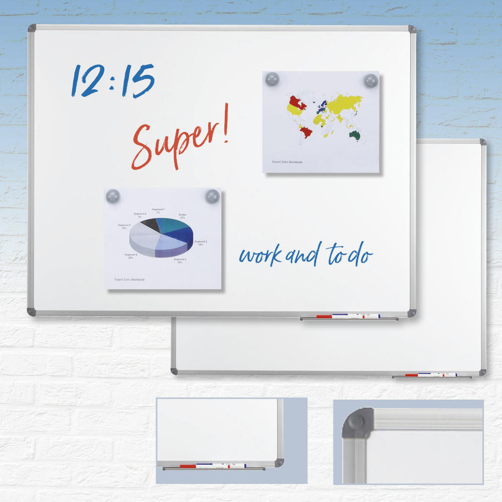 Wit magneetbord business