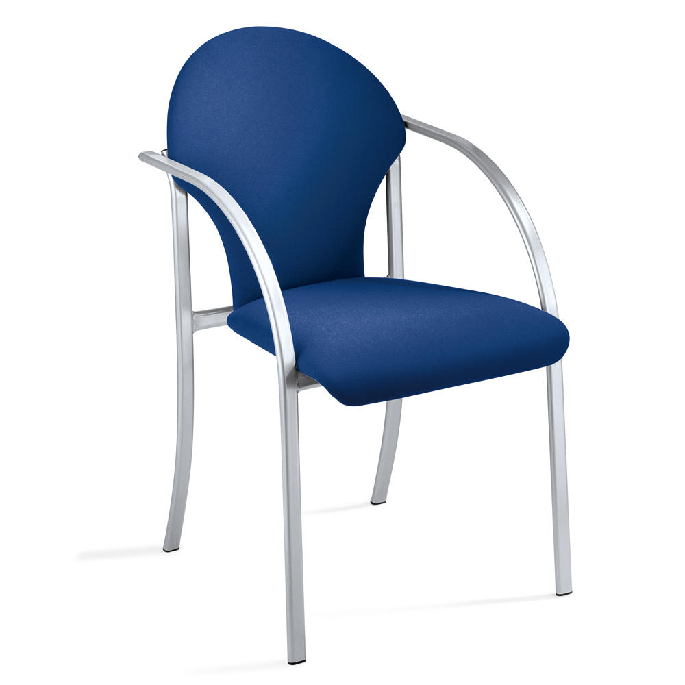Bezoekersstoel PIENO | donkerblauw