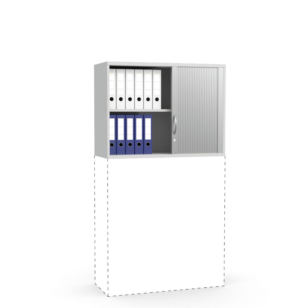 Opzetroldeurkast MULTI M pro | lichtgrijs | 1000