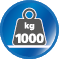 Belastbaar tot 1000 kg Belastbaar tot 1000 kg
