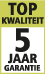 Top kwaliteit 5 jaar garantie