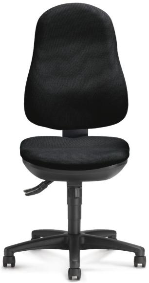 Bureaustoel COMFORT I zonder armleggers zwart | zonder armleggers (optioneel) | polyamide zwart