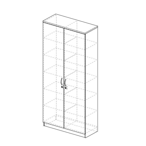 Draaideurkast MULTI M esdoorndecor | 1000 | 2200 mm (6 OH)