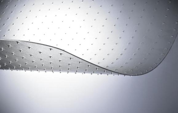 beschermmat voor tapijt transparant | vorm E - 1200 x 1500 mm | voor tapijtvloeren, met noppen
