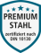 Premium staal - gecertificeerd vlgs. DIN 10130